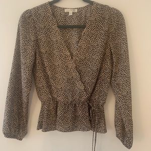 Nine Britton wrap blouse XS